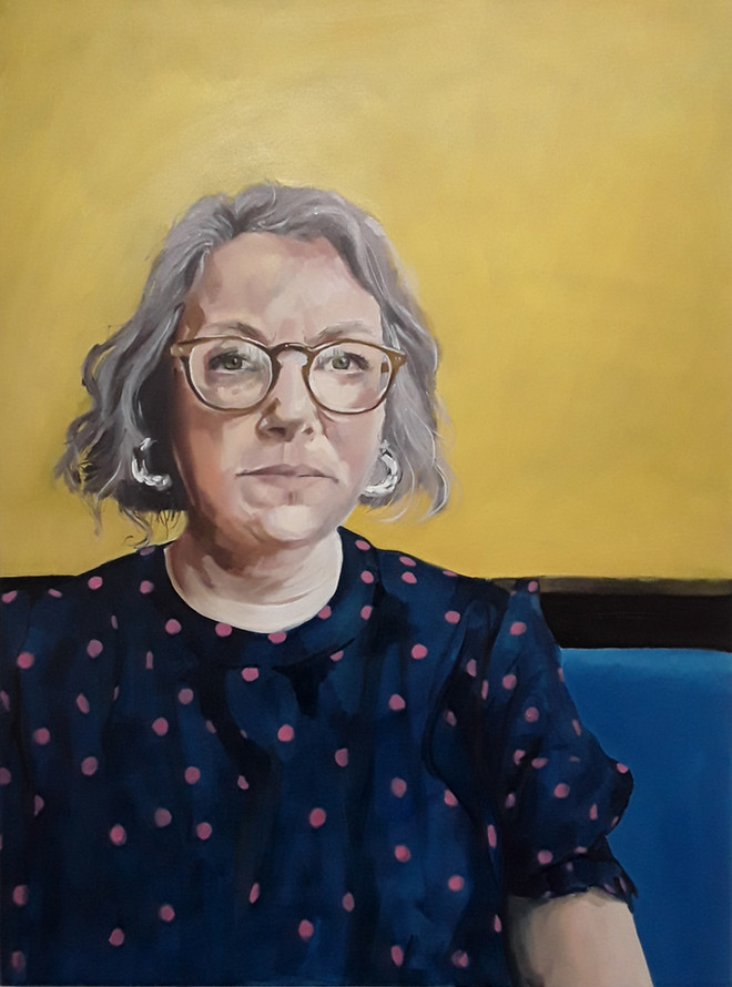 Self-Portrait in Yellow